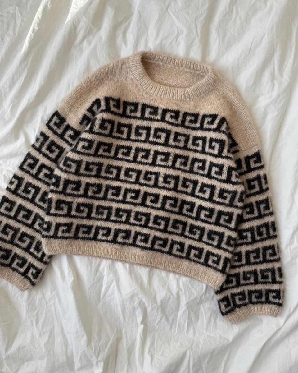 Mønster Athene sweater Petiteknit