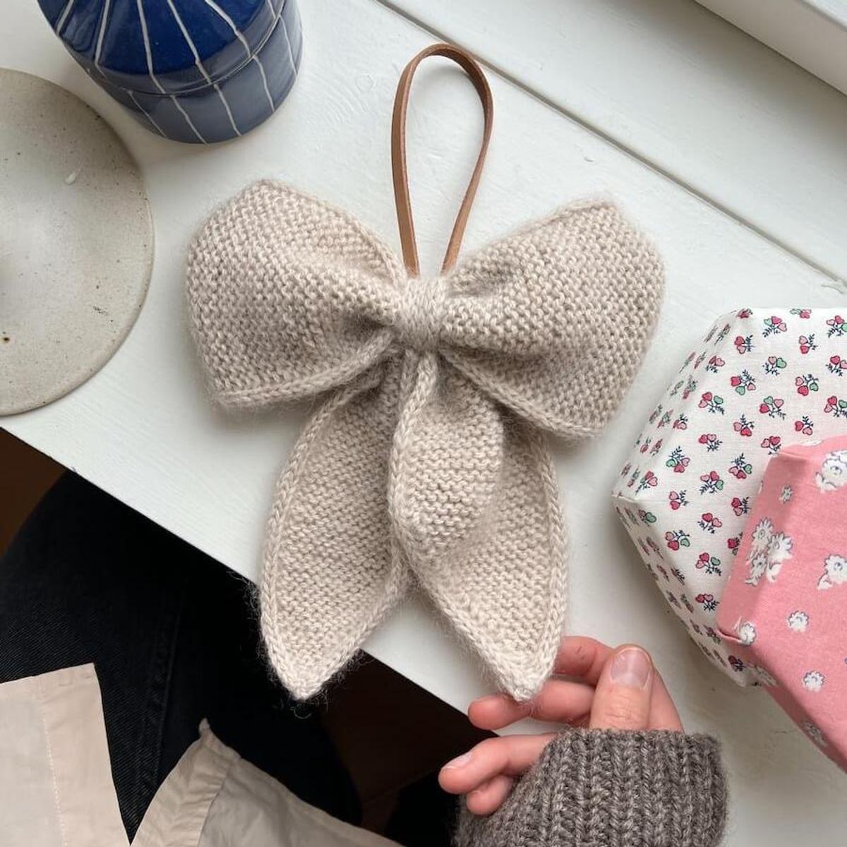 Garnpakke december bow