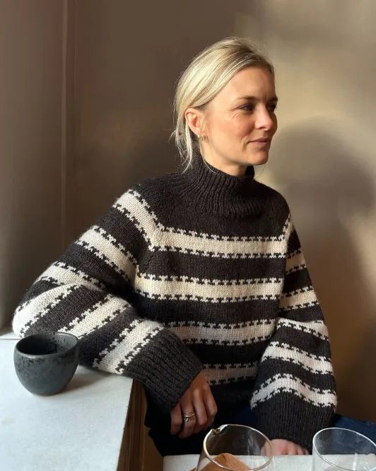 Hovedbilde Garnpakke Key sweater PetiteKnit